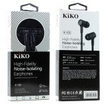 Wholesale KIKO K-103 HiFi Stereo Earphone Headset with Mic (K103 Black)